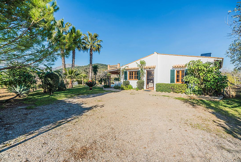 Bäume und Büsche vor der Finca 