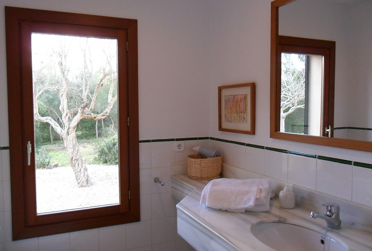 Badezimmer Fenster Lampe Spiegel