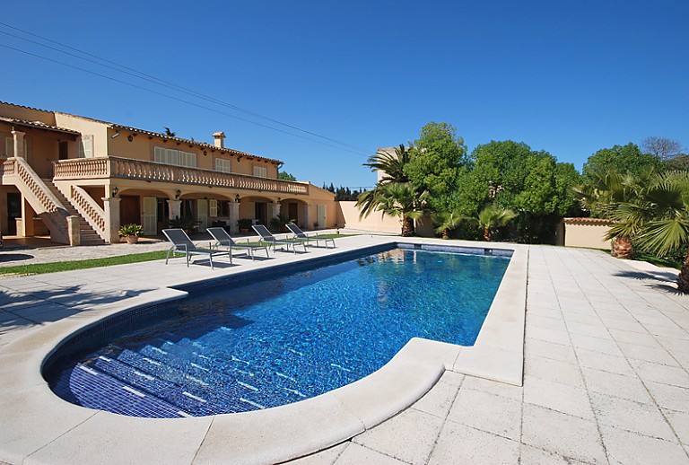 Pool Finca Bäume
