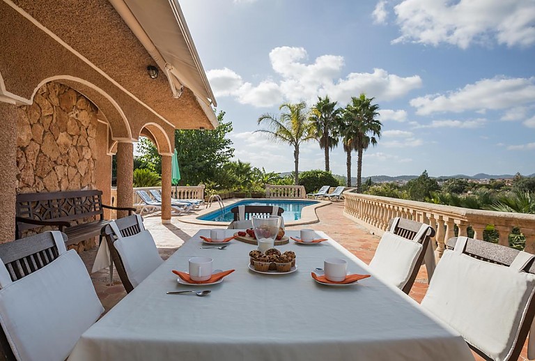 Finca Mallorca Arta 6 Personen Terrasse