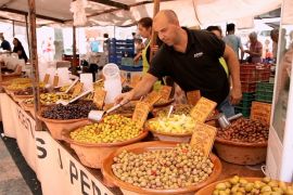 Marktstand in Pollenca