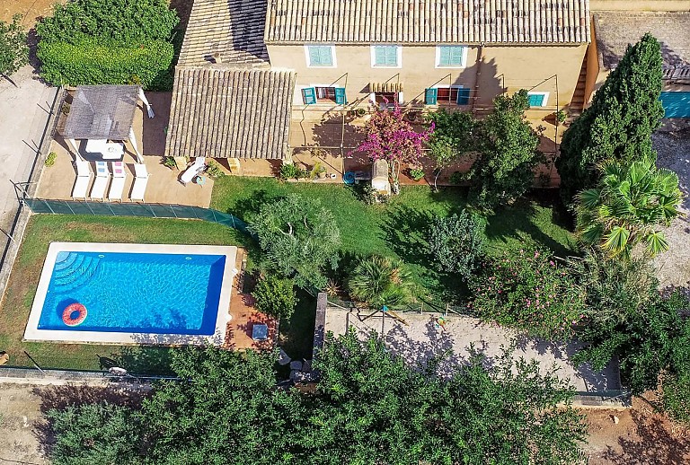 Pool Baume Landhaus Himmel