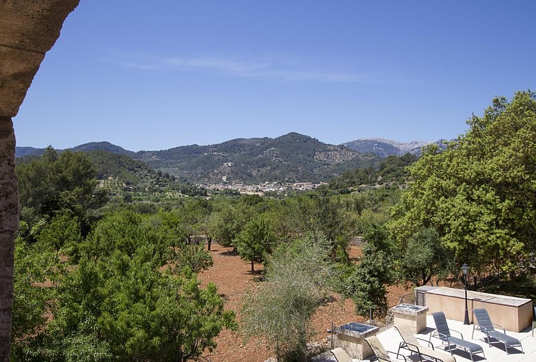 Aussicht von der Finca auf die umliegende Landschaft