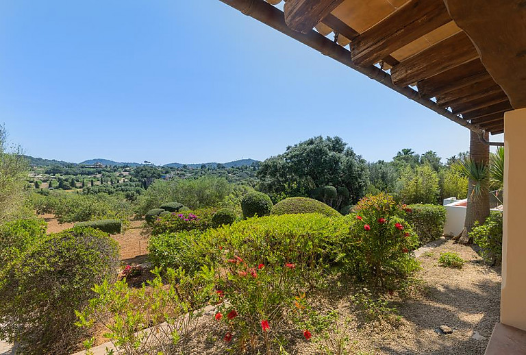 Ausblick auf die Terrasse
