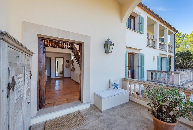 Eingangsbereich zur Finca