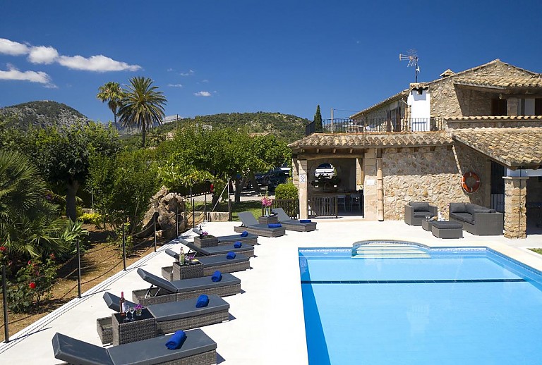 Rustikale Finca Norden Sommerküche