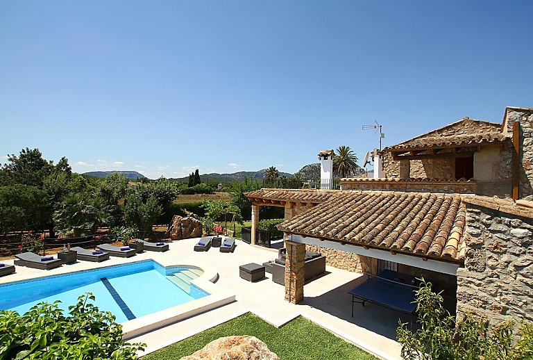 Rustikale Finca Norden Sommerküche