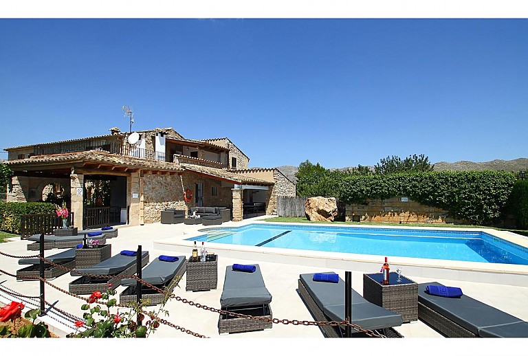 Rustikale Finca Norden Sommerküche